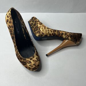 FRH Fahrenheit Leopard Print Platform Heels Women’s Size 7.5